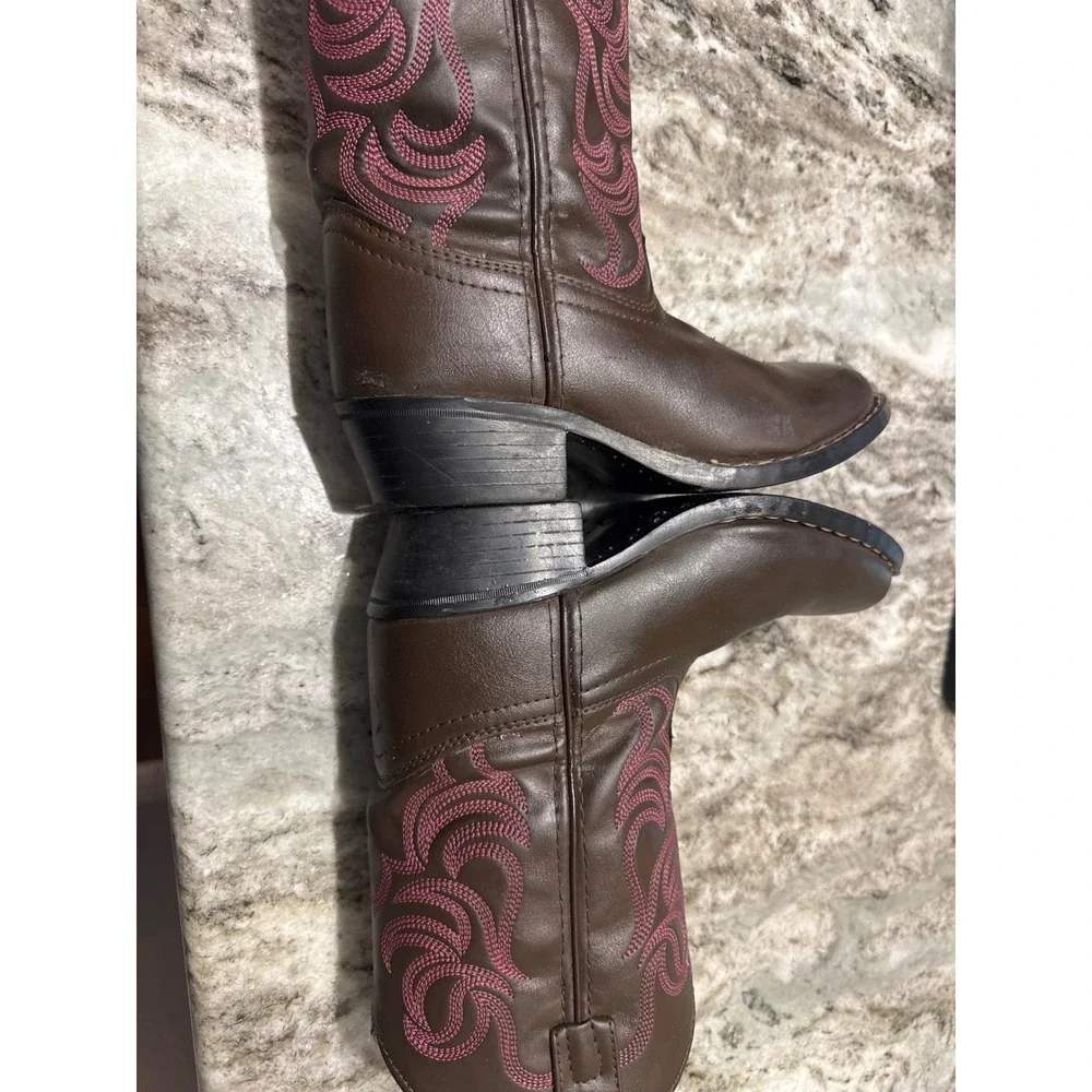 SMOKY‎ MOUNTAIN GIRLS' MONTEREY WESTERN BOOTS - ROUND TOE Size 2.5